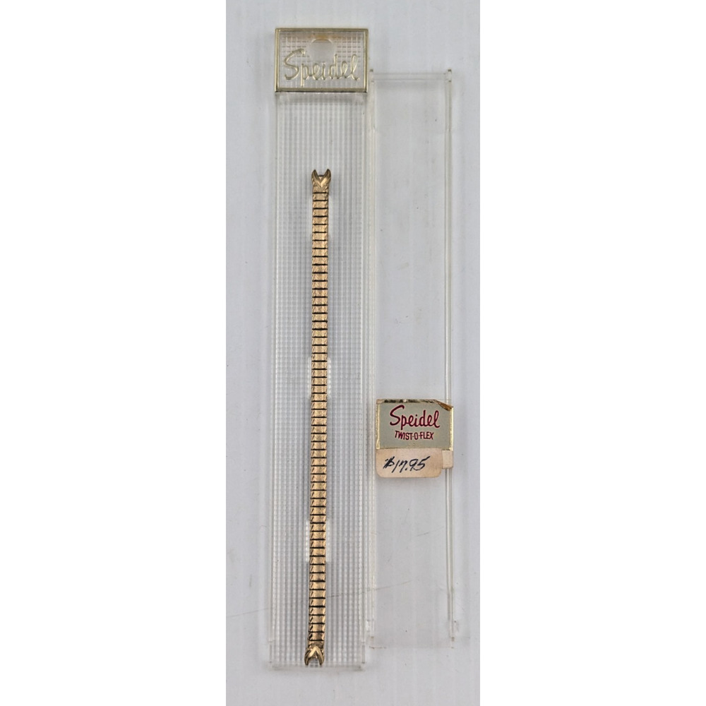 Speidel Gold Twist O Flex Stainless Steel Women Watch Band